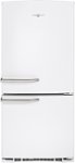 Front Standard. GE - Artistry Series 20.3 Cu. Ft. Bottom-Freezer Refrigerator - White.
