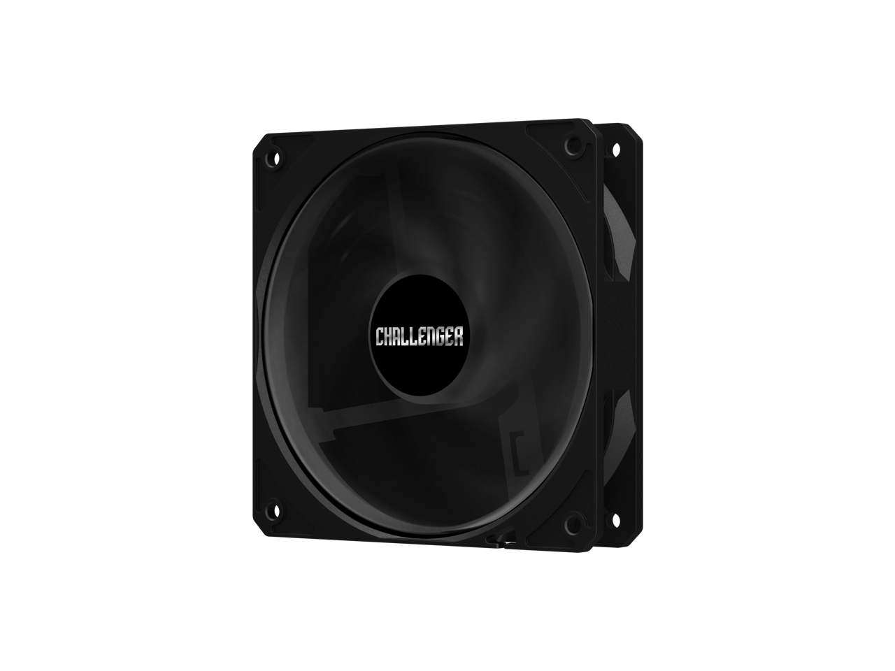 Alt View 7. ASRock - ASRock AIO Challenger Pure 360, 27mm Radiator, Black Waterblock, No Display/LED, Black Fan - black.