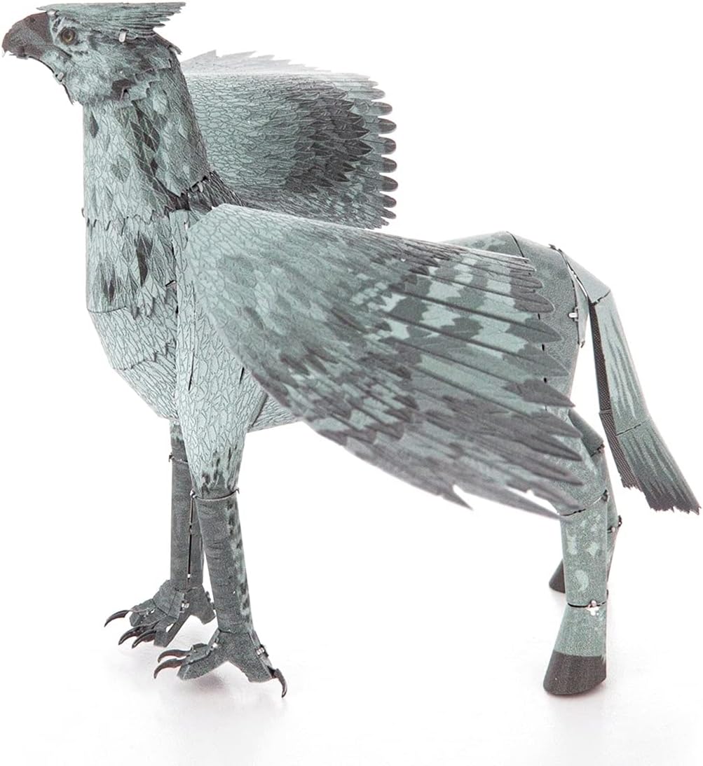 Alt View 1. Metal Earth - Metal Earth Fascinations Harry Potter Buckbeak 3D Metal Model Kit - Silver.