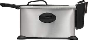 Bella - 3.5L Deep Fryer - Stailness steel and Black - Front_Zoom