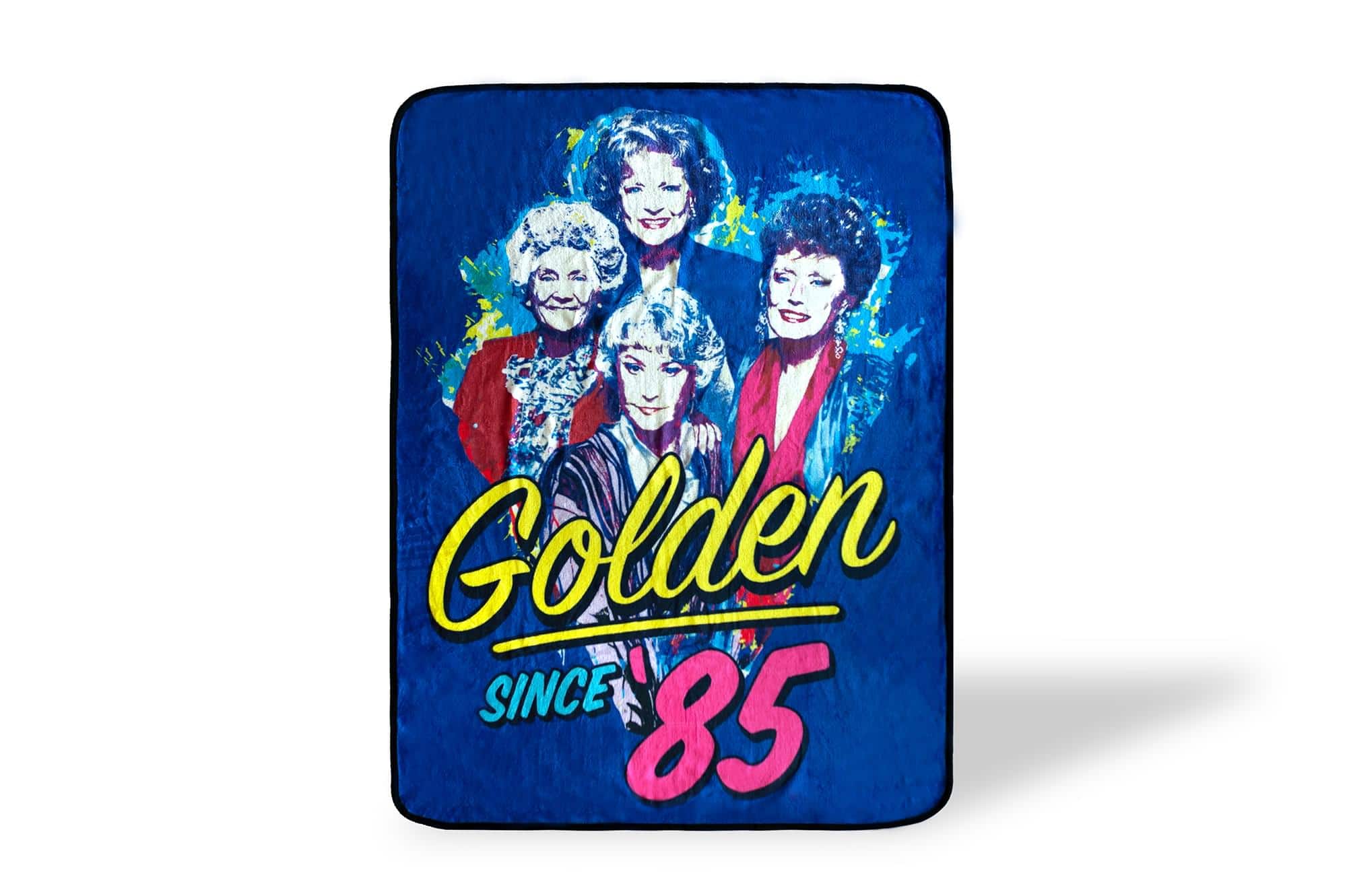 Just Funky - The Golden Girls Golden Since 85 Large Fleece Throw Blanket | 60 x 45 Inches - Blue price history on PriceWatchPro