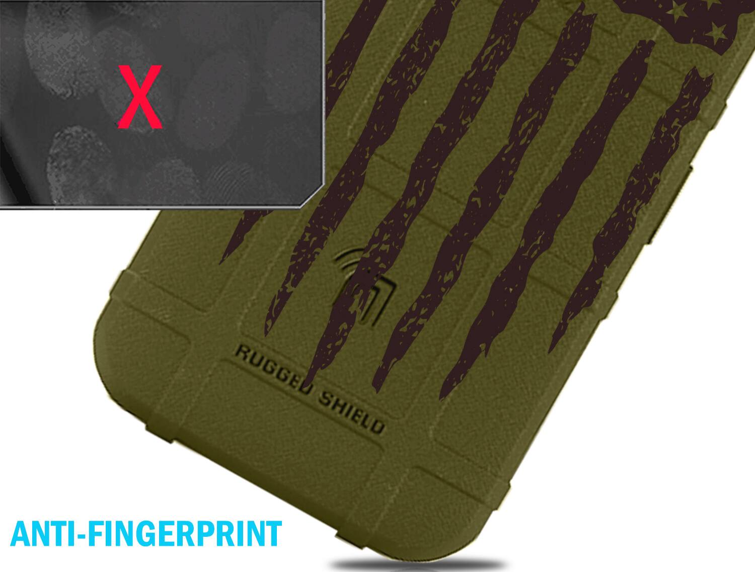 X RUGGED SHIELD ANTI-FINGERPRINT