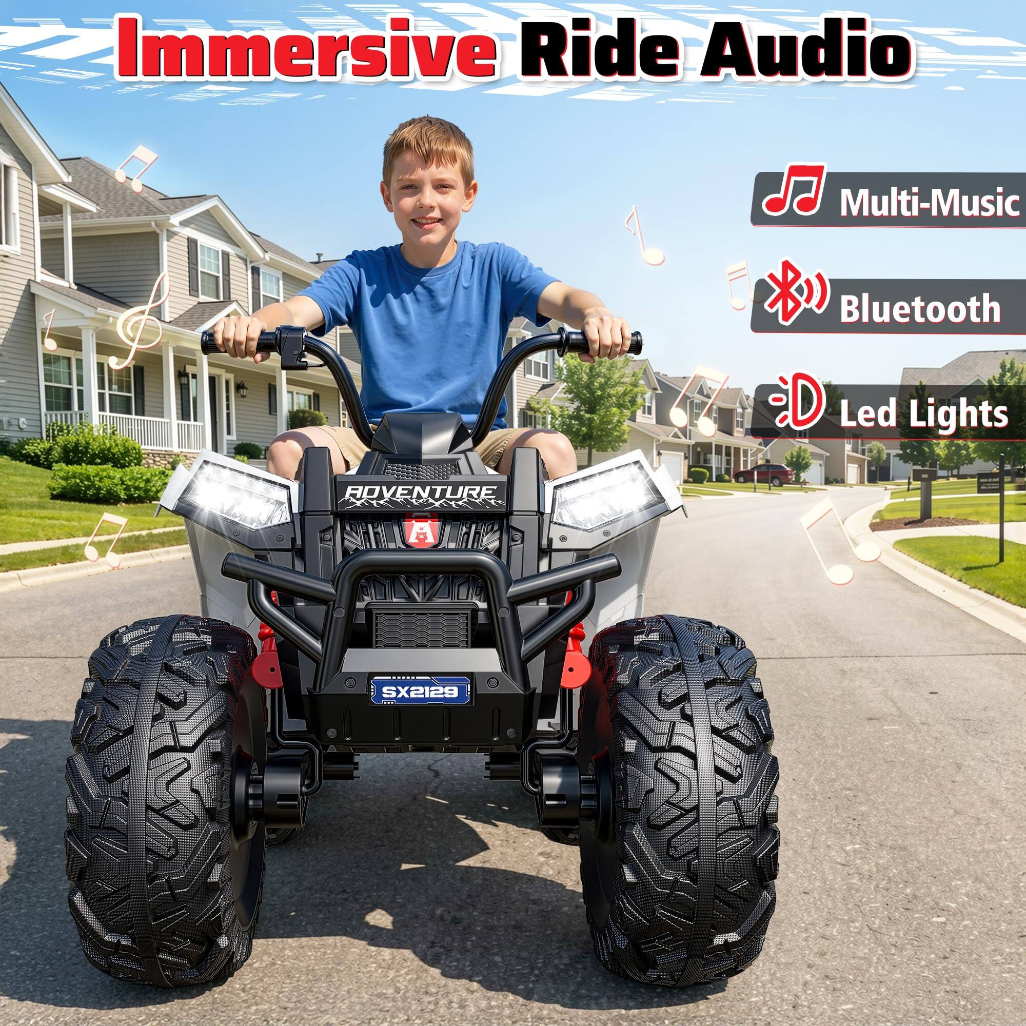 Immersive Ride Audio

Multi-Music Bluetooth Led Lights

ROVENTURE

SX2129