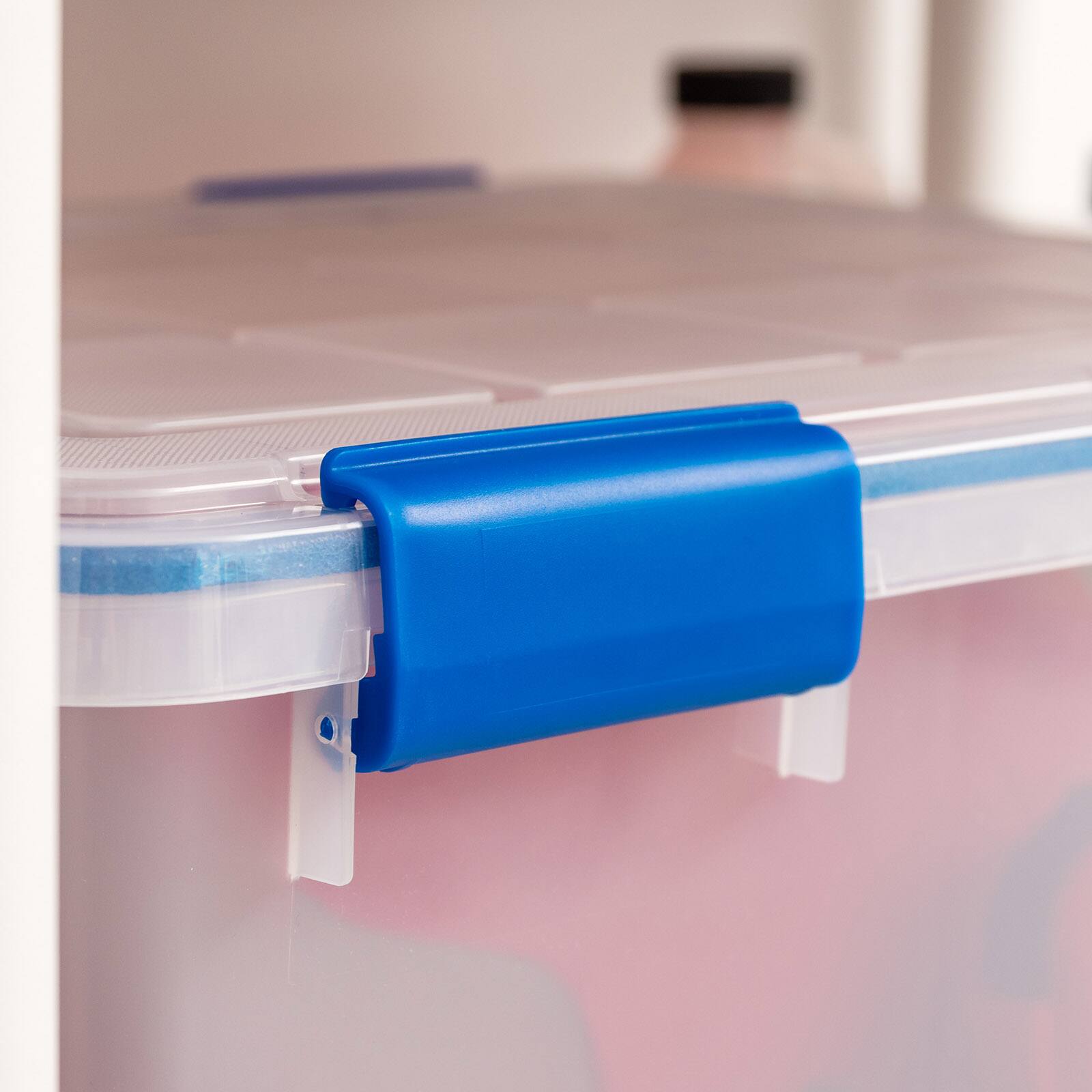 Alt View 5. IRIS USA - IRIS USA Storage Box with Gasket Seal Lid, Heavy Duty Moving Containers with Tight Latch, Weather Proof Tote Bin -.