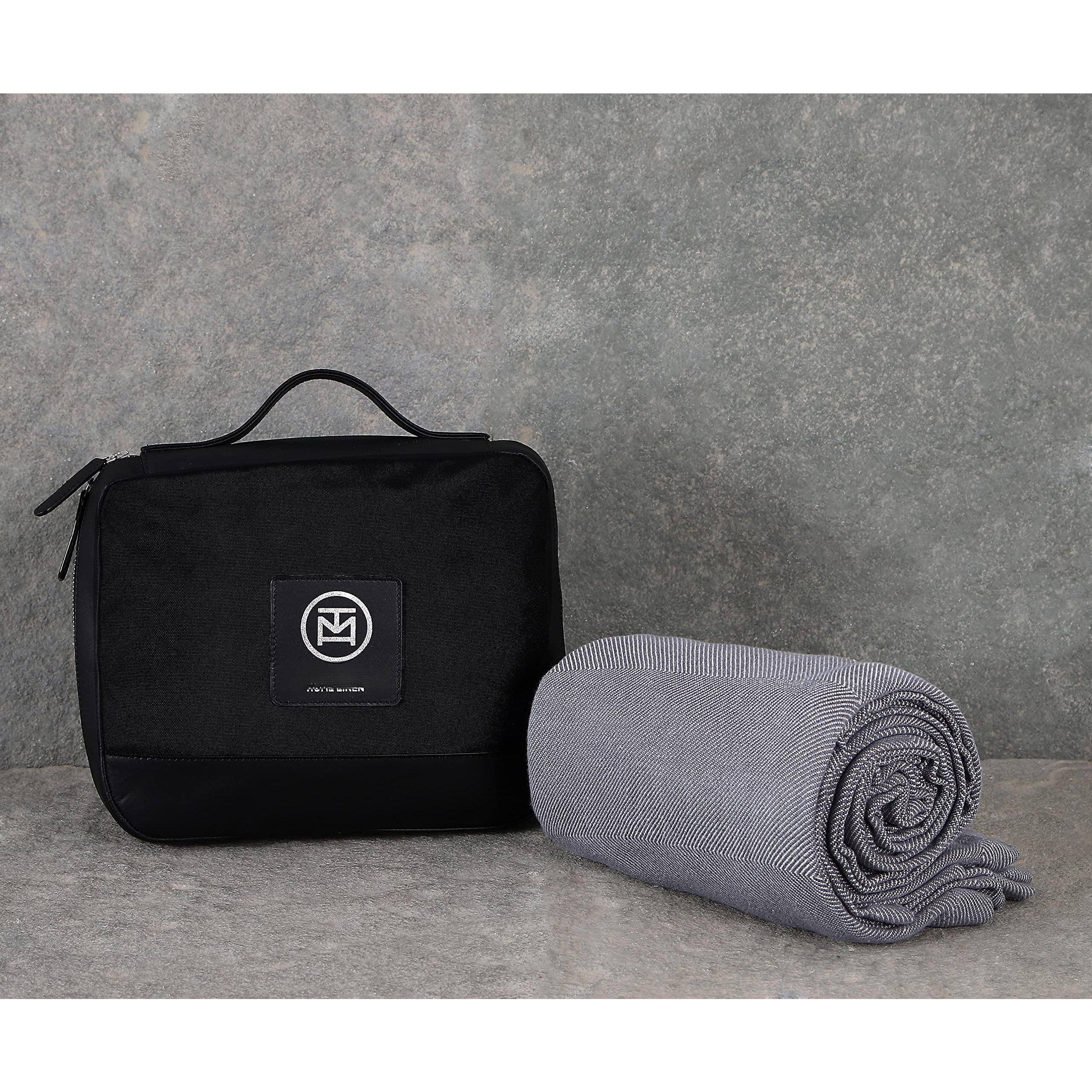 Grey-Travel Blanket - 50" x 75"