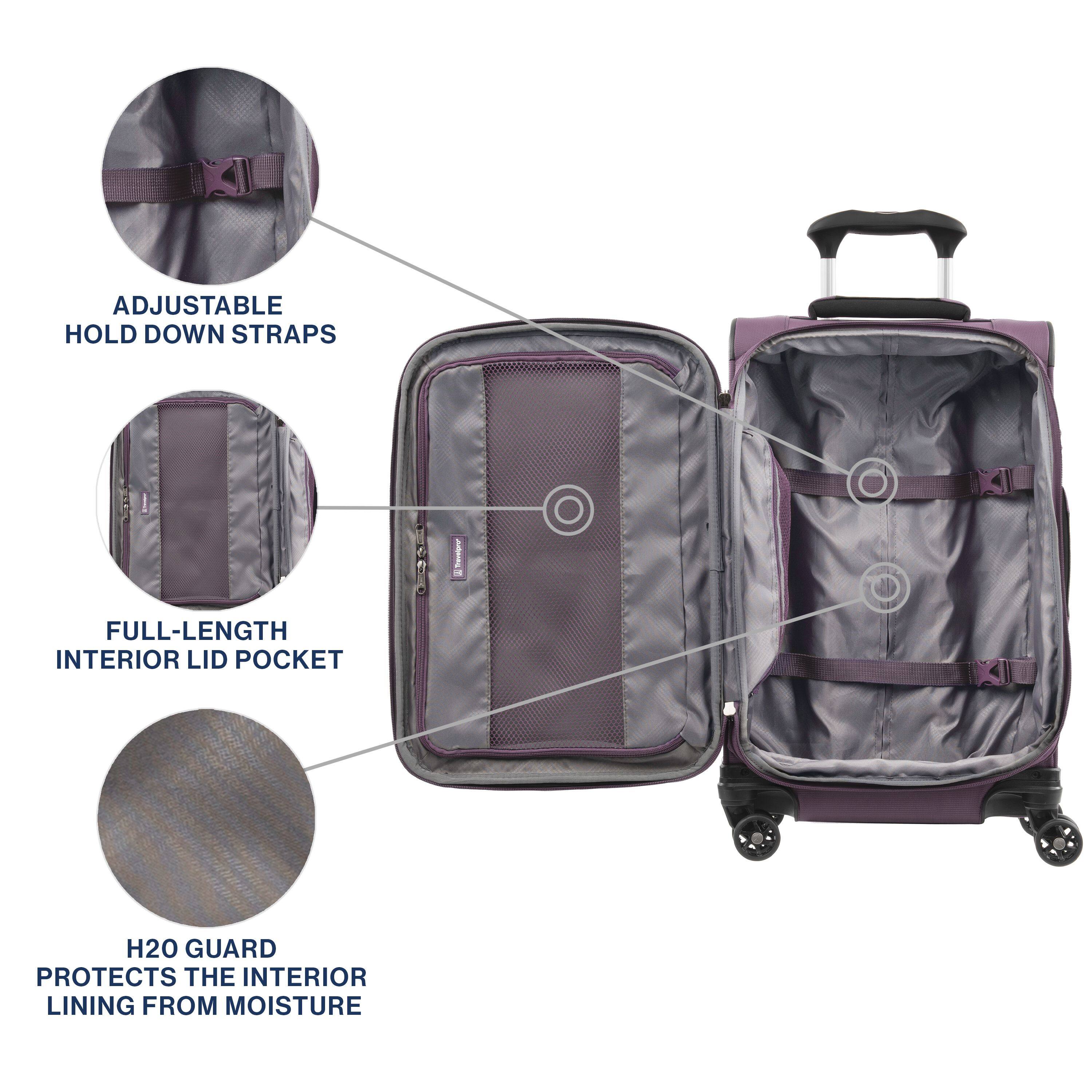 ADJUSTABLE HOLD DOWN STRAPS  
FULL-LENGTH INTERIOR LID POCKET  
H2O GUARD PROTECTS THE INTERIOR LINING FROM MOISTURE