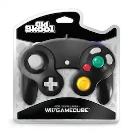 Old Skool - GameCube / Wii Compatible Controller - Black