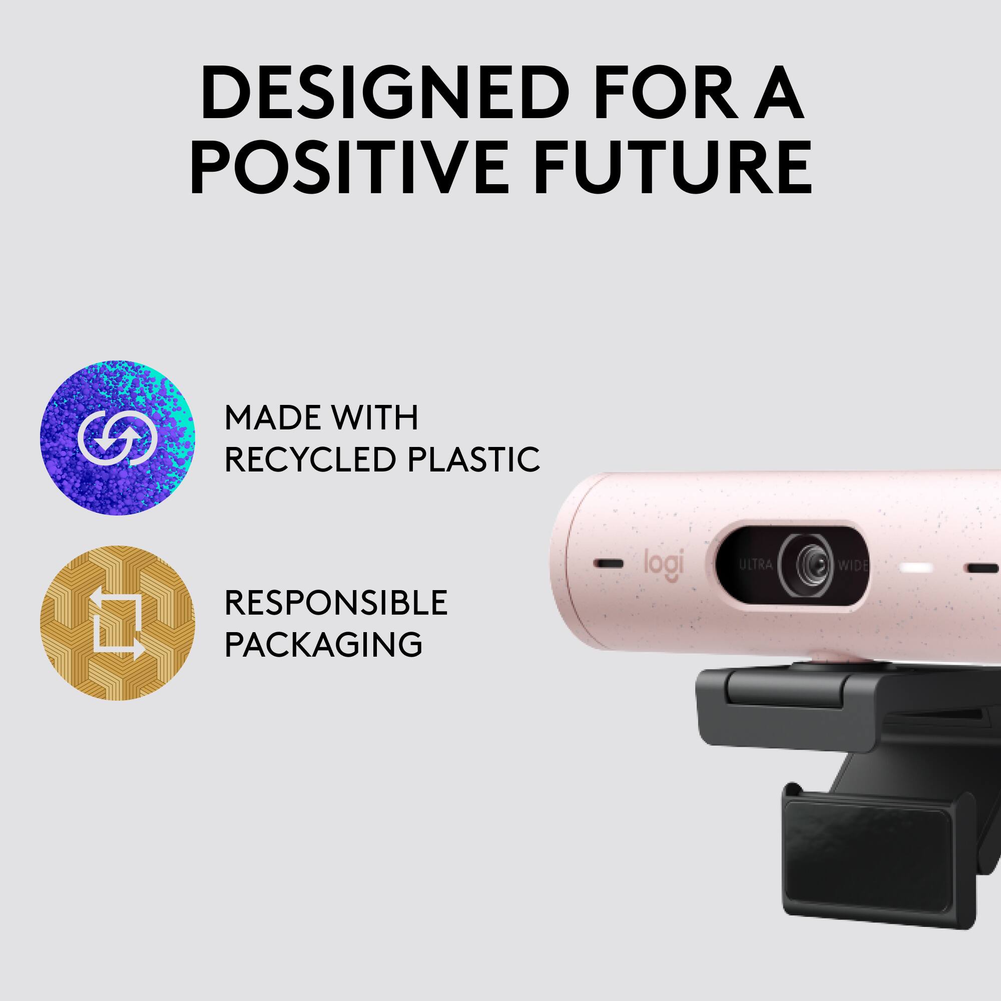 DESIGNED FOR A POSITIVE FUTURE

MADE WITH RECYCLED PLASTIC

RESPONSIBLE PACKAGING