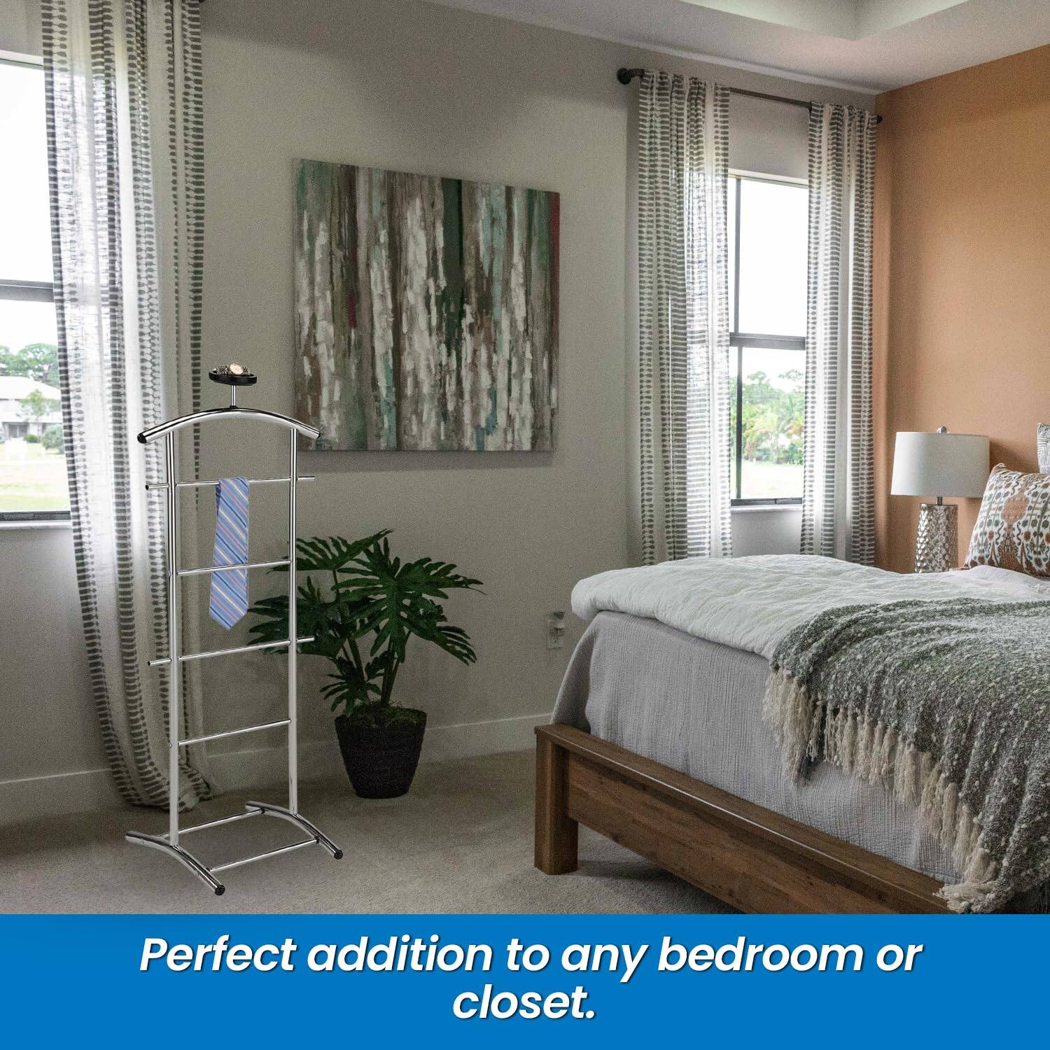 Perfect addition to any bedroom or closet.