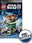 Front Detail. LEGO Star Wars III: The Clone Wars — PRE-OWNED - PSP.