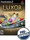 Front Detail. Luxor: Pharaoh's Challenge — PRE-OWNED - PlayStation 2.
