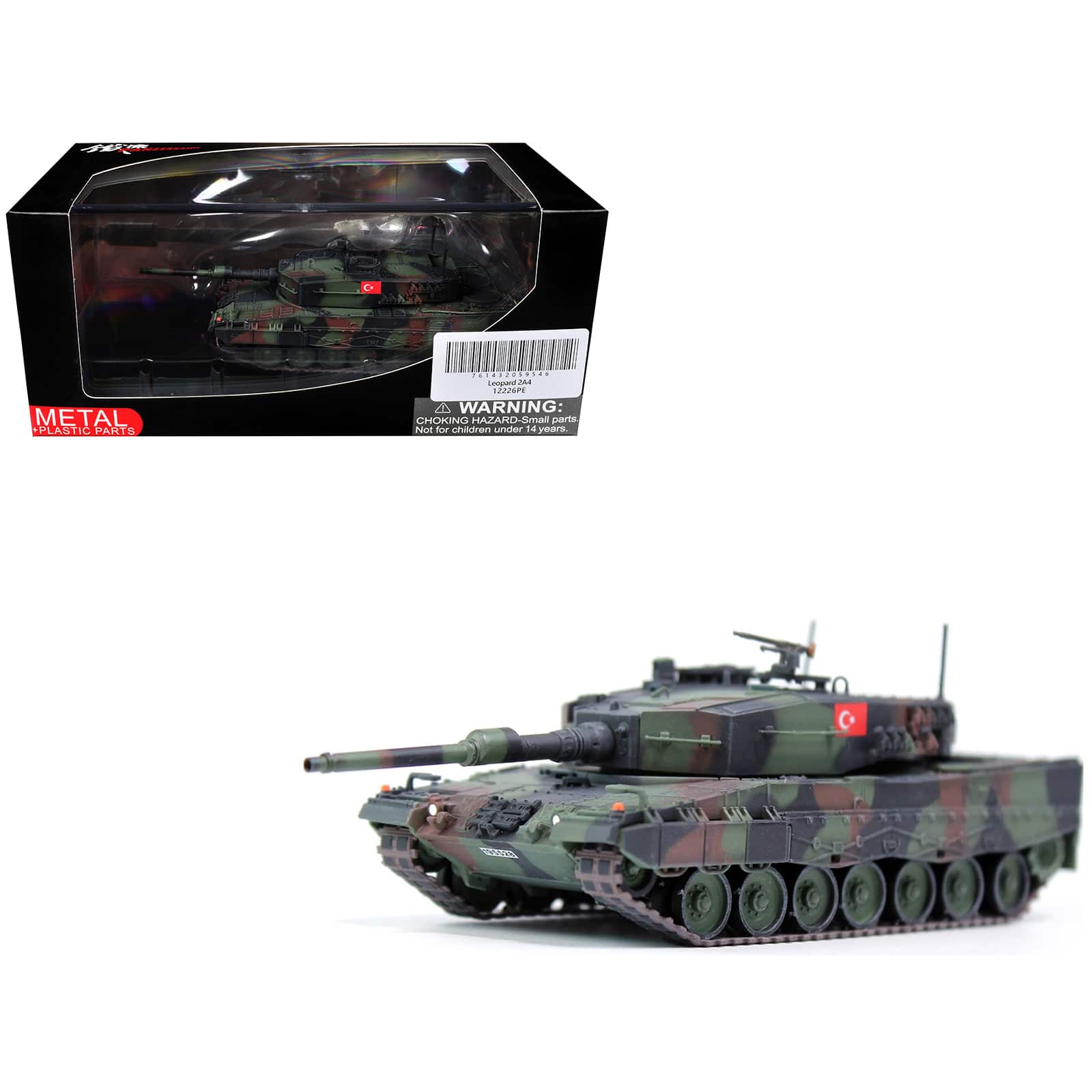 "Leopard 2A4 Main Battle Tank ""Turkey-Syria Border"" (2016) Turkish Army 1/72 Diecast Model by Panzerkampf" price history on PriceWatchPro