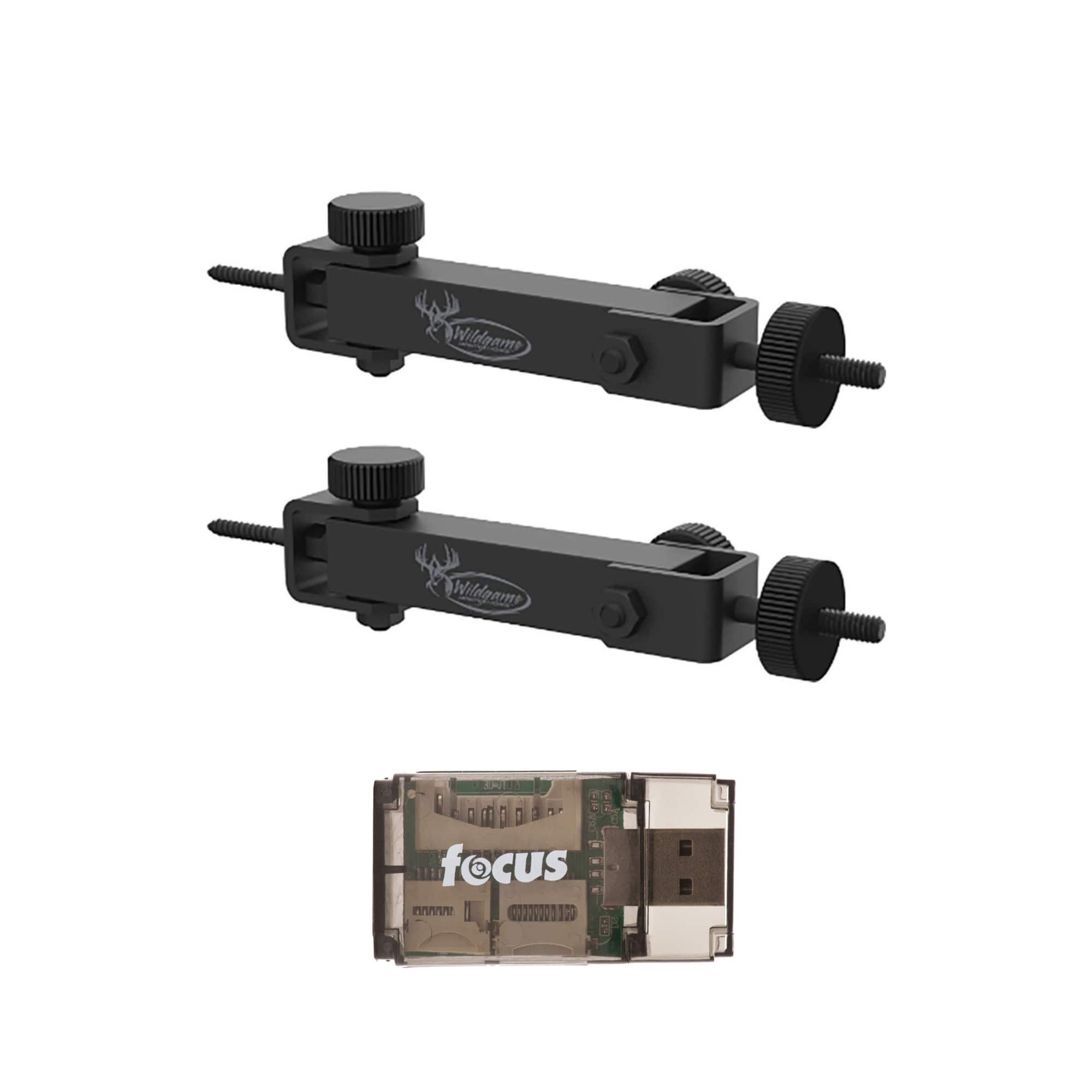 Wildgame Innovations - Eco Mount (2-Pack) Bundle with Card Reader (3 Items)