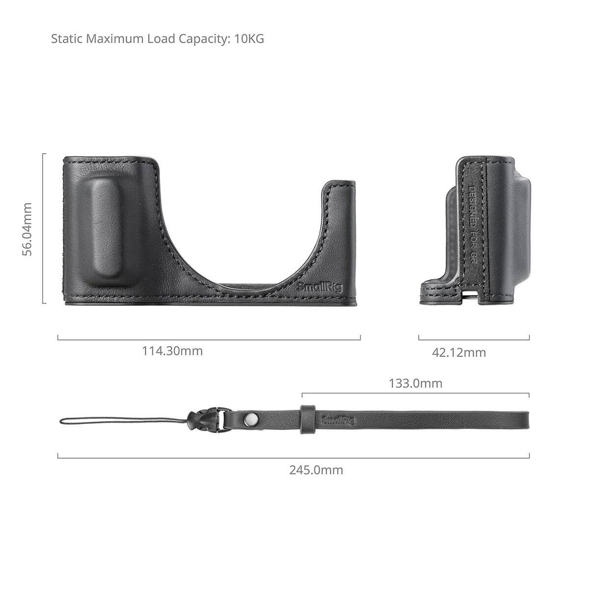 Static Maximum Load Capacity: 10KG  
56.04mm  
114.30mm  
42.12mm  
133.0mm  
245.0mm