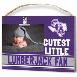 Jardine - Stephen F Austin Lumberjacks 8'' x 10'' Cutest Little Team Logo Clip Photo Frame - Purple