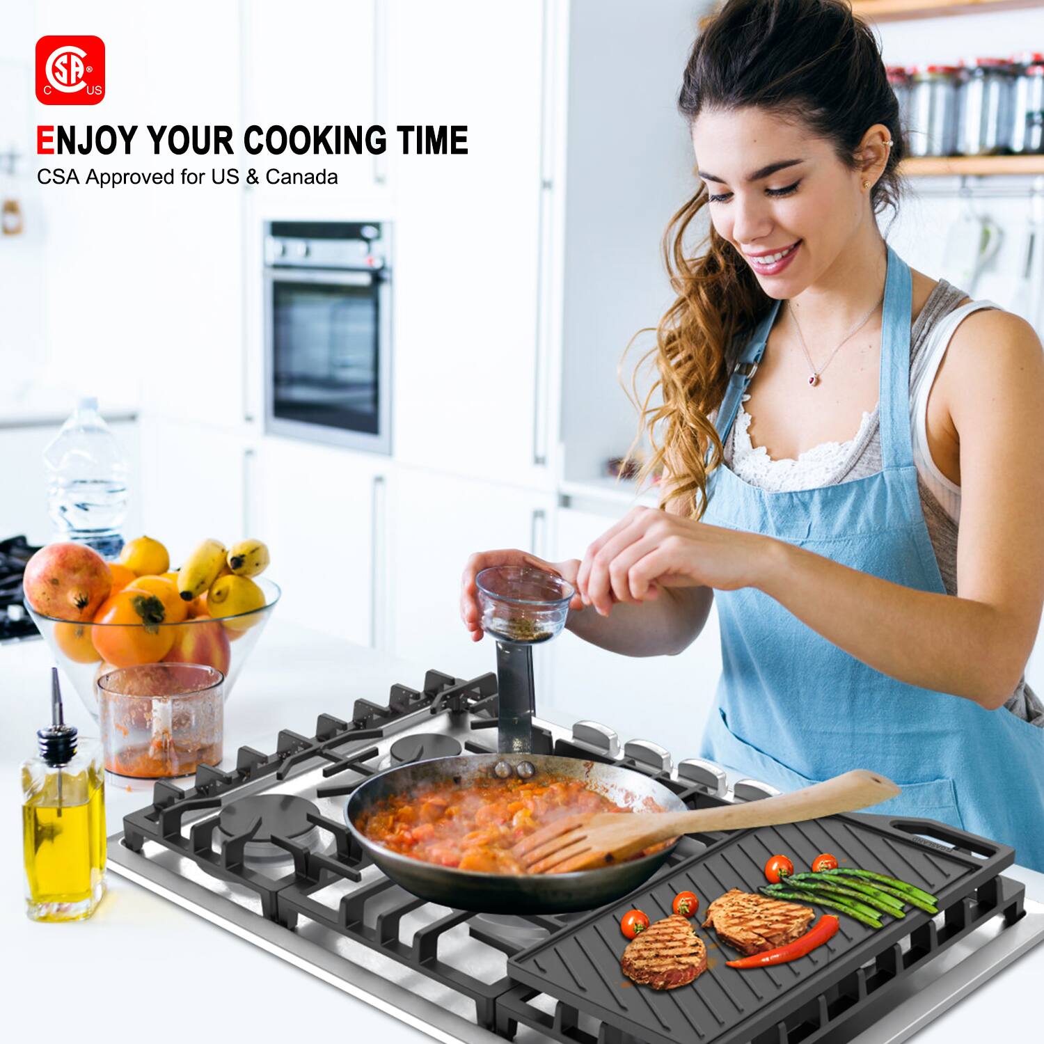 ENJOY YOUR COOKING TIME CSA Approved for US & Canada SA de C US