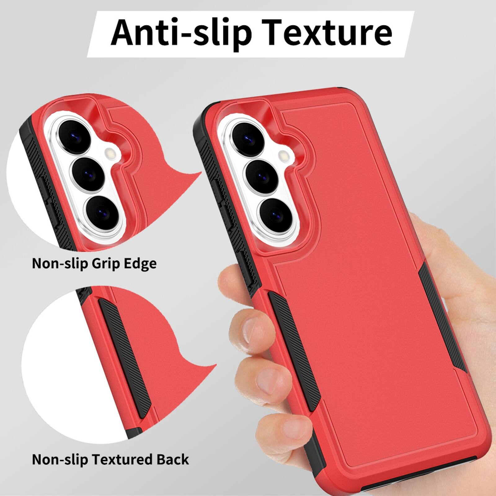 Anti-slip Texture

Non-slip Grip Edge

Non-slip Textured Back