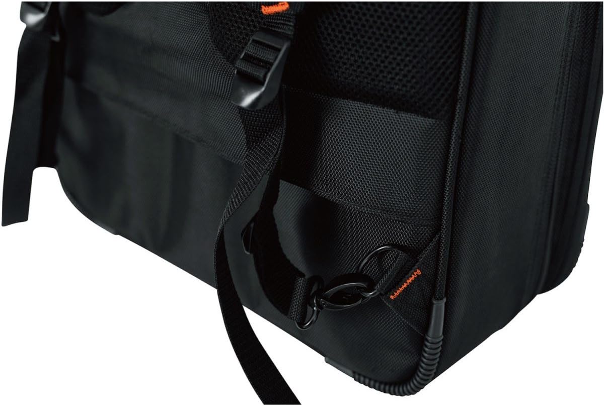 Angle. Gator - DJ Controller Backpack with Adjustable Interior for Controllers up to 27 Inches and Laptop Storage.