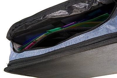 Alt View 5. Case It - Mighty Zip Tab 3" 3-Ring Zipper Binders - Black.