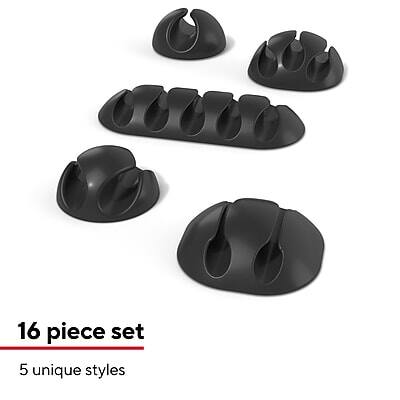 16 piece set  
5 unique styles