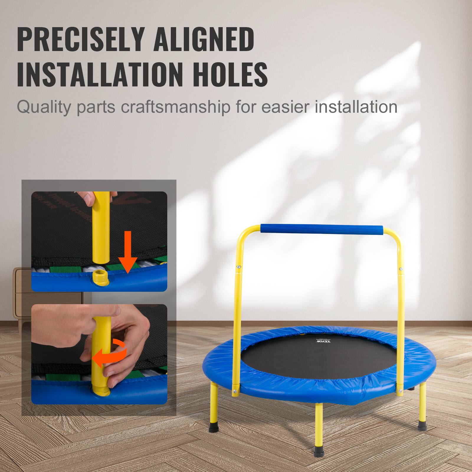 PRECISELY ALIGNED INSTALLATION HOLES
Quality parts craftsmanship for easier installation
