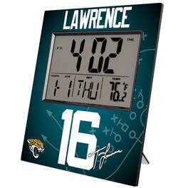 Keyscaper - Trevor Lawrence Digital Desk & Wall Clock - Multicolor