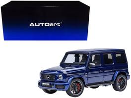 2019 Mercedes-Benz AMG G63 Brilliant Metallic 1/18 Model Car by Autoart - Blue