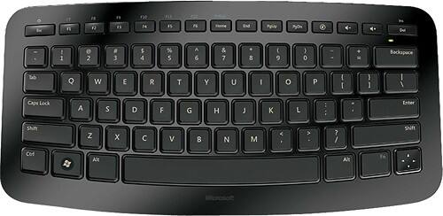 Front Standard. Microsoft - Refurbished Arc Wireless Keyboard.