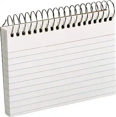 Front. Oxford - Oxford Spiral 3" x 5" Index Cards, Lined, White 50/Pack (40282) - White.