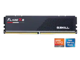 G.SKILL - Flare X5 16GB 288-Pin PC RAM DDR5 6000 (PC5 48000) Desktop Memory Model F5-6000J3636F16GX1-FX5 - Black