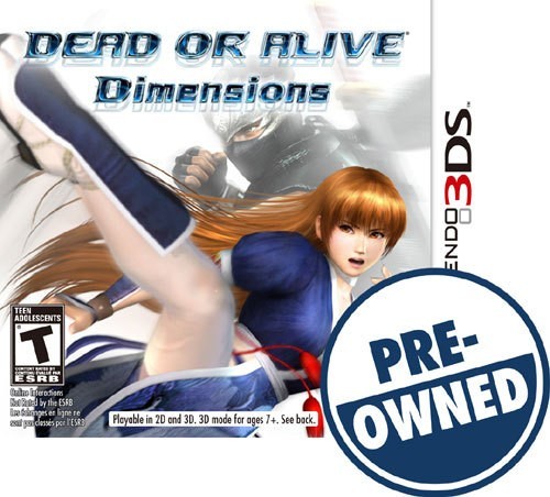  Dead or alive Dimensions — PRE-OWNED