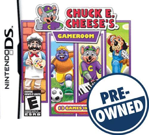 Front Standard. Chuck E. Cheese's Gameroom — PRE-OWNED - Nintendo DS.