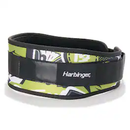 Harbinger - Men's 4.5" Foam Core Belt - Medium - Graffiti Green