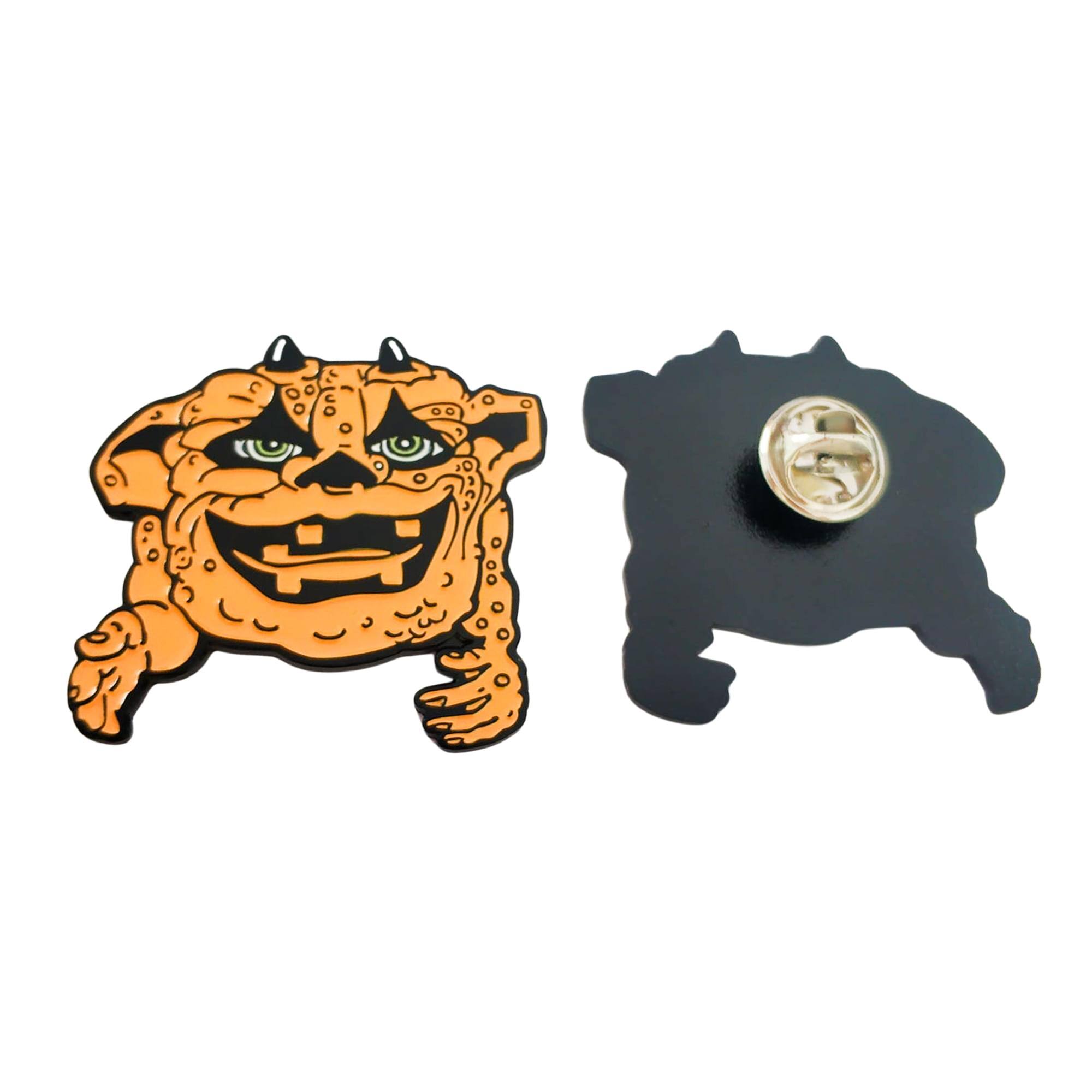 Alt View 2. TriAction Toys - Boglins Dark Lord Blobkin Enamel Collector Pin - Orange.