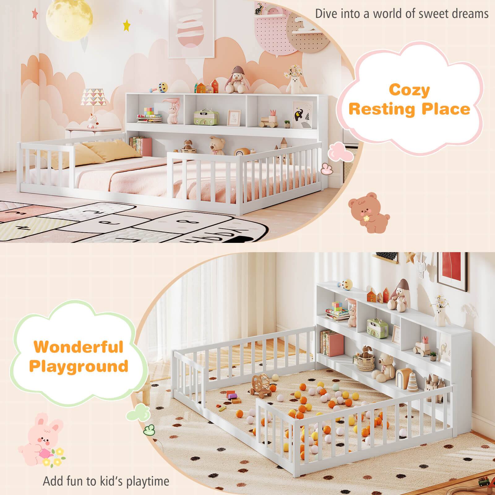 Dive into a world of sweet dreams. Cozy Resting Place. Wonderful Playground. Add fun to kid's playtime.