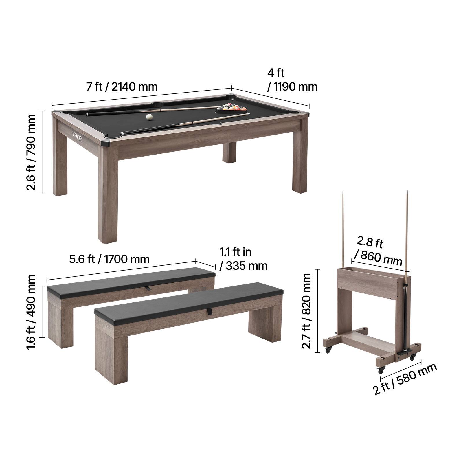 - 7 ft / 2140 mm
- 4 ft / 1190 mm
- 2.6 ft / 790 mm
- 5.6 ft / 1700 mm
- 1.1 ft in / 335 mm
- 2.8 ft / 860 mm
- 1.6 ft / 490 mm
- 2.7 ft / 820 mm
- 2 ft / 580 mm
