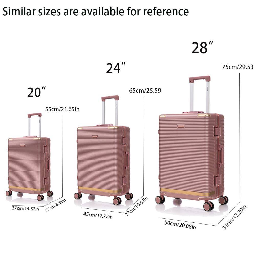 Similar sizes are available for reference

20"  
55cm/21.65in  
37cm/14.57in  
22cm/8.66in  

24"  
65cm/25.59  
45cm/17.72in  
27cm/10.63in  

28"  
75cm/29.53  
50cm/20.08in  
31cm/12.20in