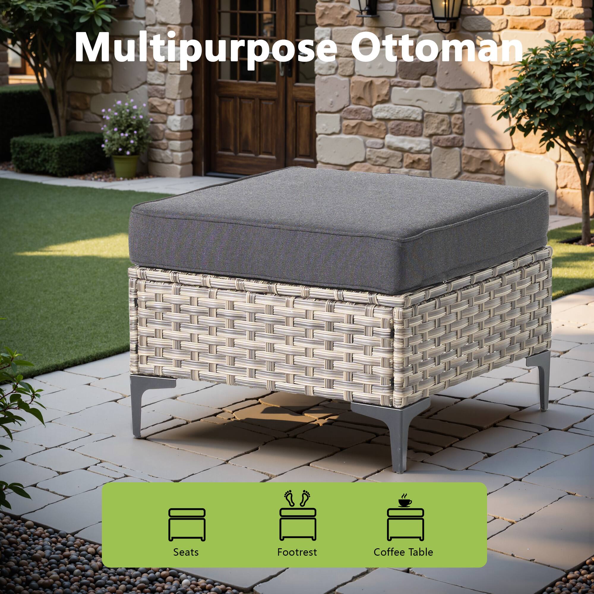 Multipurpose Ottoman

Seats  
Footrest  
Coffee Table