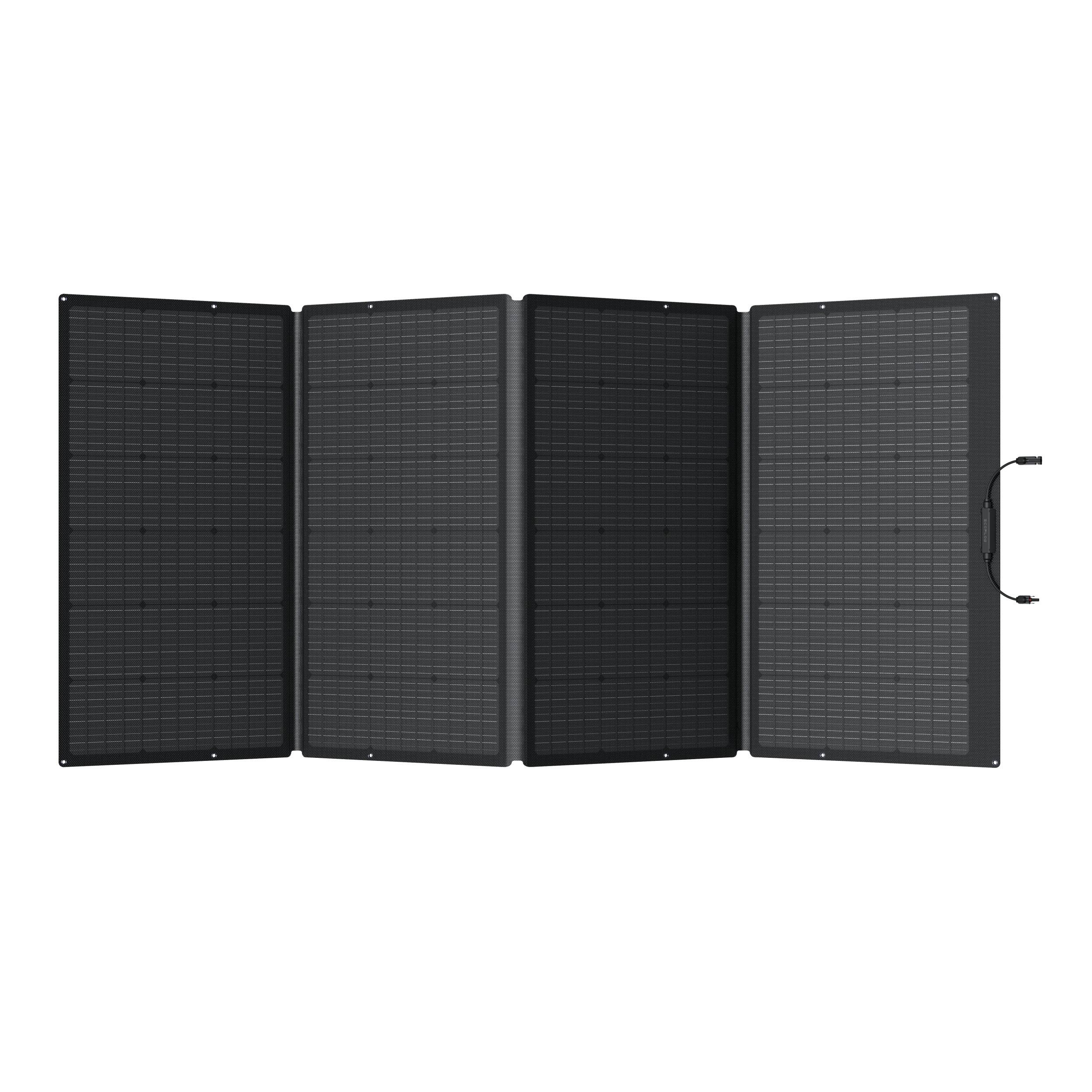 Alt View 12. EcoFlow - 400W Foldable Solar Panel - Black.