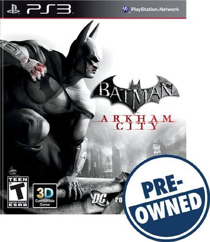 Front. WB Games - Pre-Owned Batman: Arkham City.