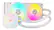 Front. CORSAIR - iCUE LINK TITAN 240 RX Liquid CPU Cooler with RGB Lighting - White.
