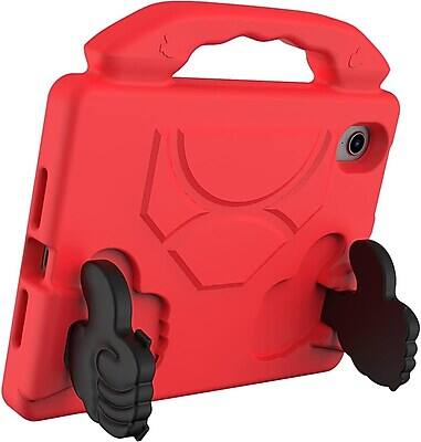 Alt View 4. SaharaCase - iPad mini A17 Pro & 6th Generation 2021 Protection Bundle, KidProof Case with Tempered Glass Screen - Red.