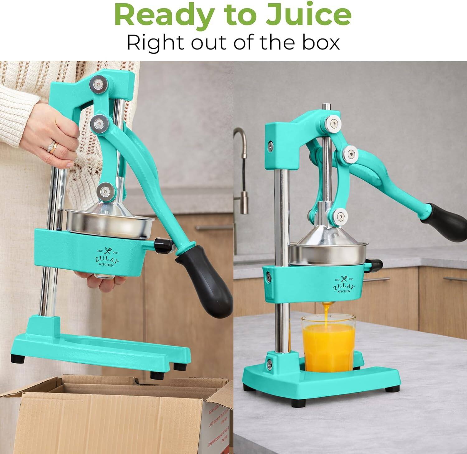 Ready to Juice  
Right out of the box
