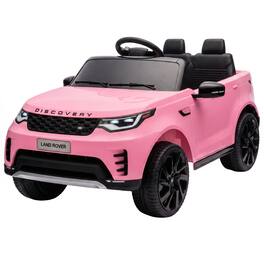 Qaba - Electric Car for Kids, Licensed Land Rover Ride on Car with Parent Remote, Soft Start - Pink