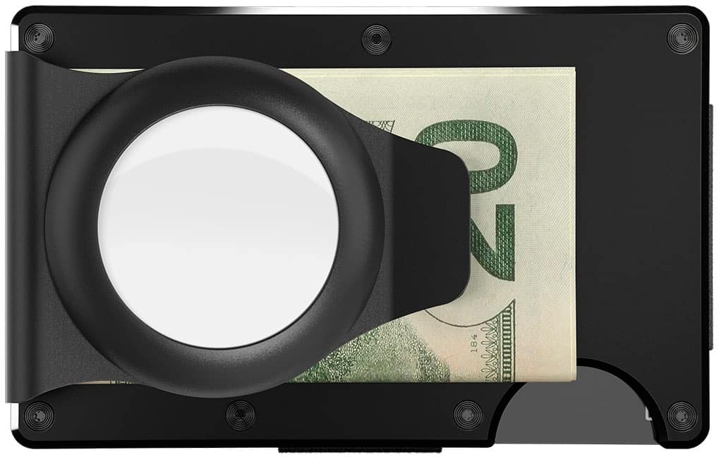Alt View 11. The Ridge Wallet - AirTag Money Clip - Black.