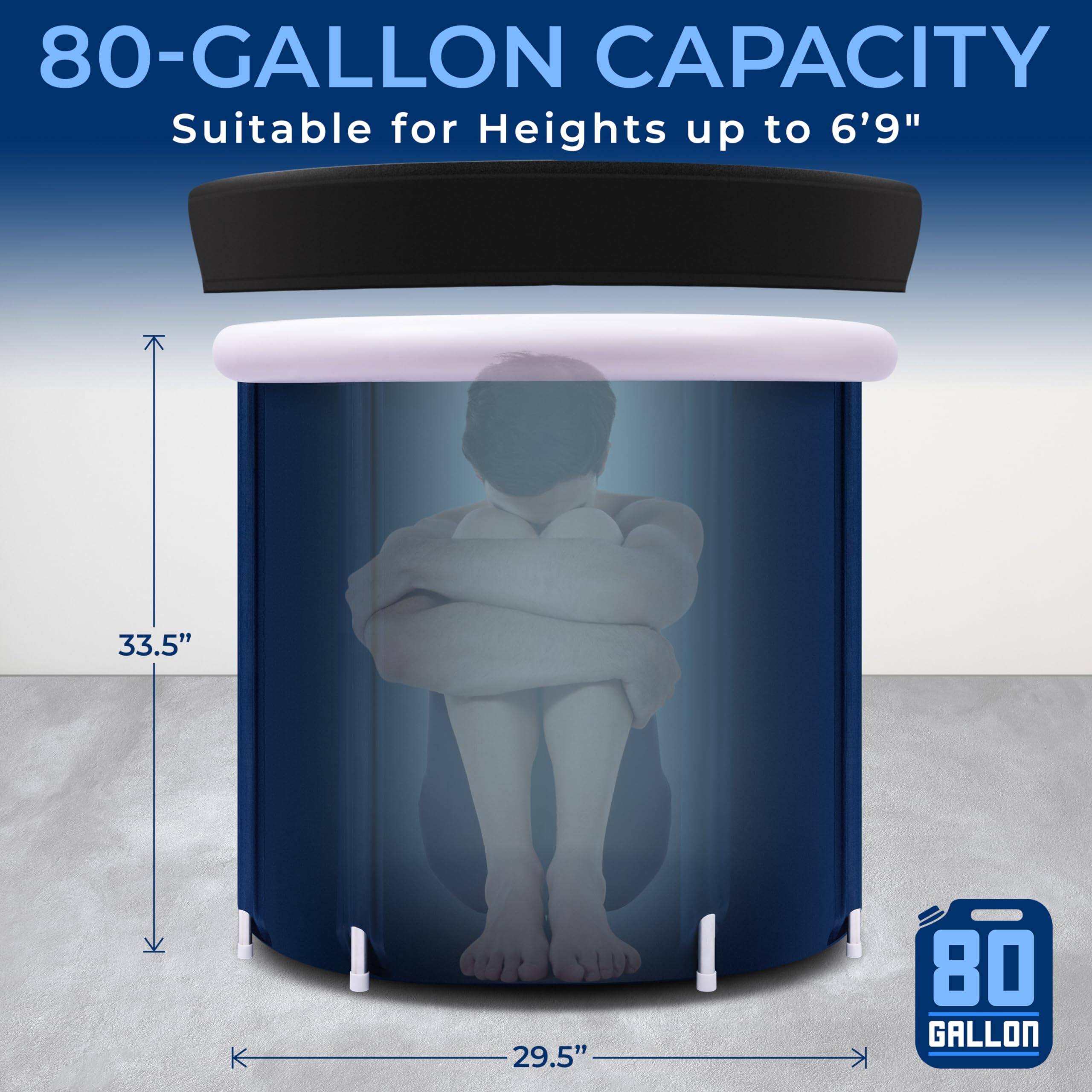 80-GALLON CAPACITY  
Suitable for Heights up to 6'9"  
33.5"  
29.5"