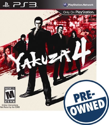  Yakuza 4 — PRE-OWNED - PlayStation 3