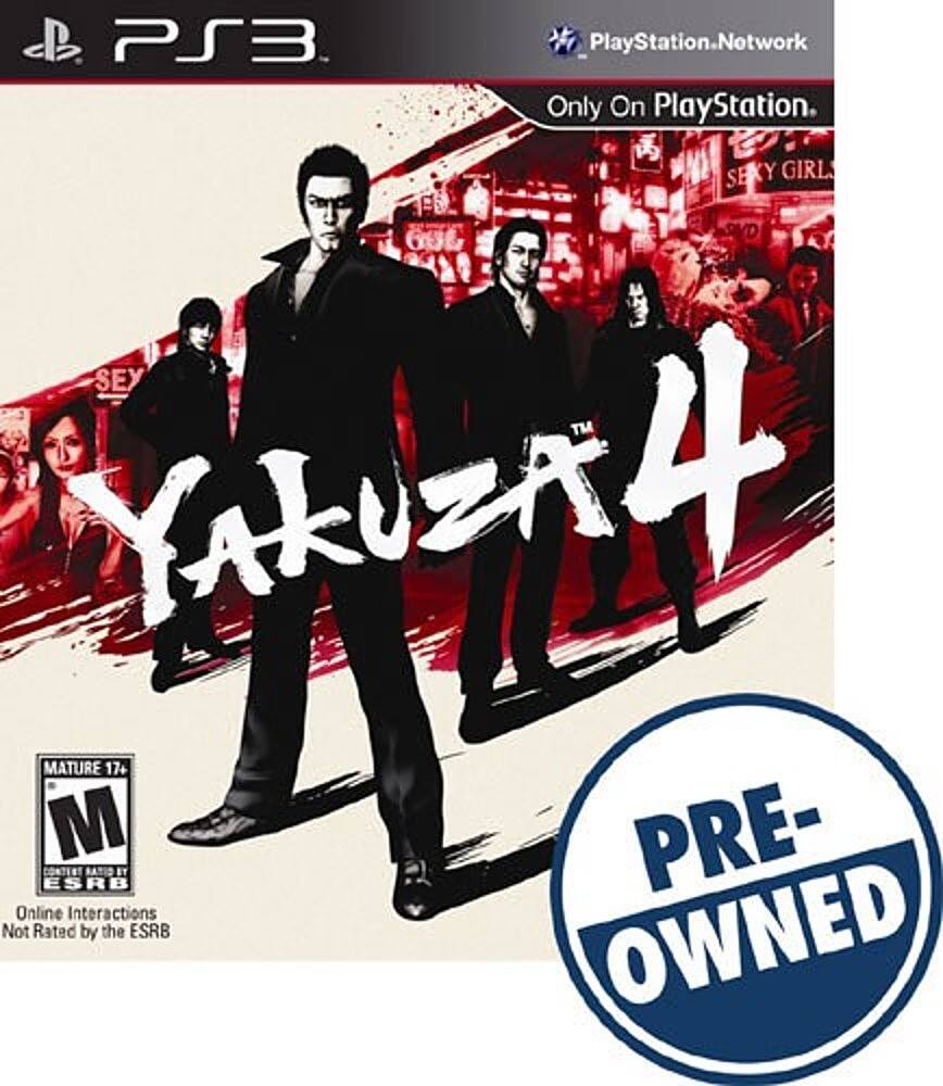 Front. SEGA - Yakuza 4 — PRE-OWNED.