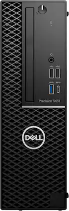 Dell - Refurbished Excellent - Precision 3431 Small Form Factor i7-9700 16GB 512GB SSD Windows 11 Pro - Black