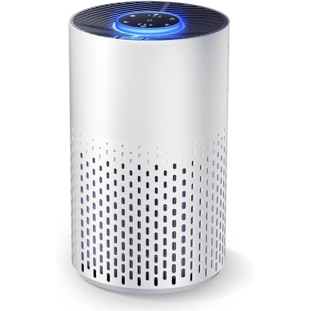 Front. PRIMEPLUS - Air Purifier for Home with H14 HEPA Filter Aromatherapy Diffuser 24dB Quiet Sleep Mode and 1250ft Coverage.